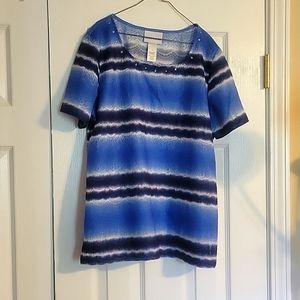 Alfred Dunner Women's Top, Size Small